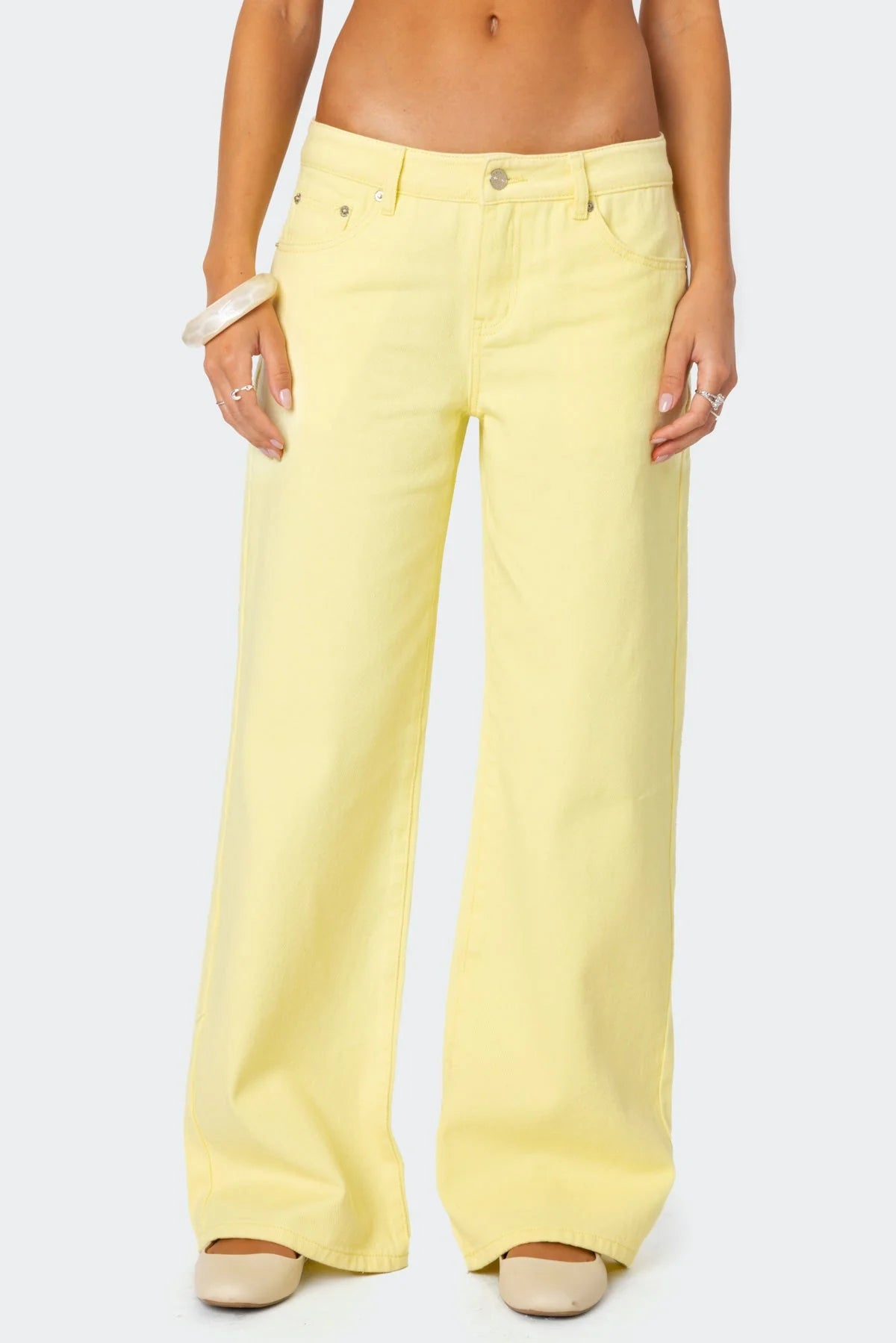 Edikted straight yellow low rised