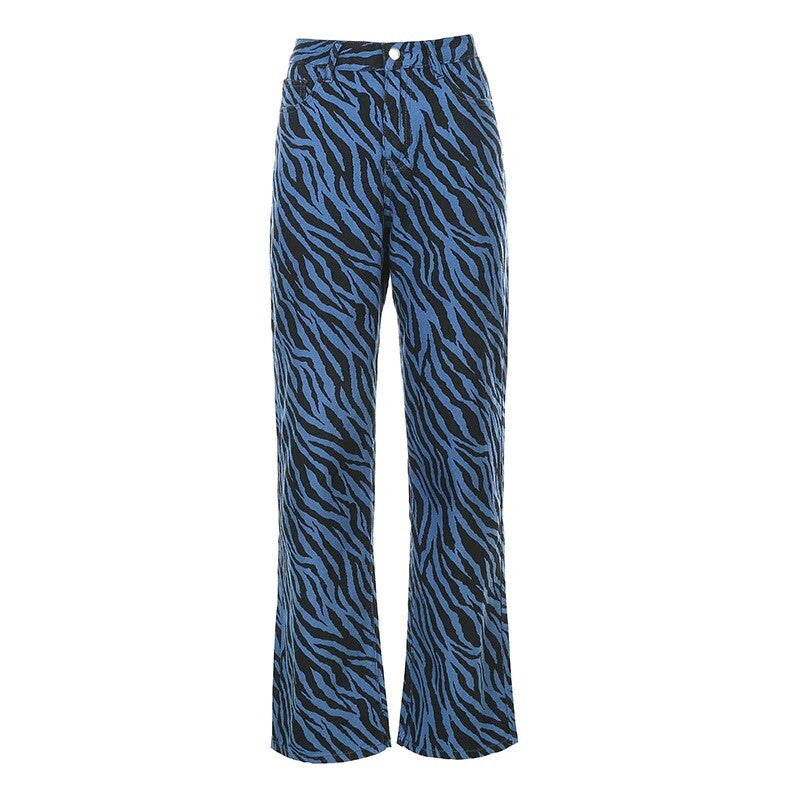 Leo printed high waist