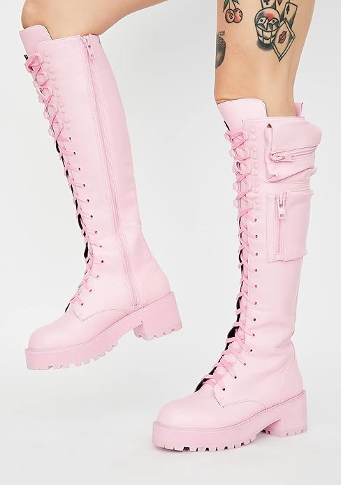 laced boots