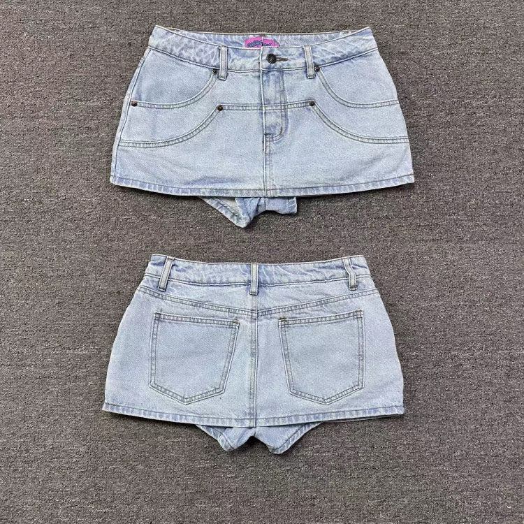Edikted Mini light skirt inside short