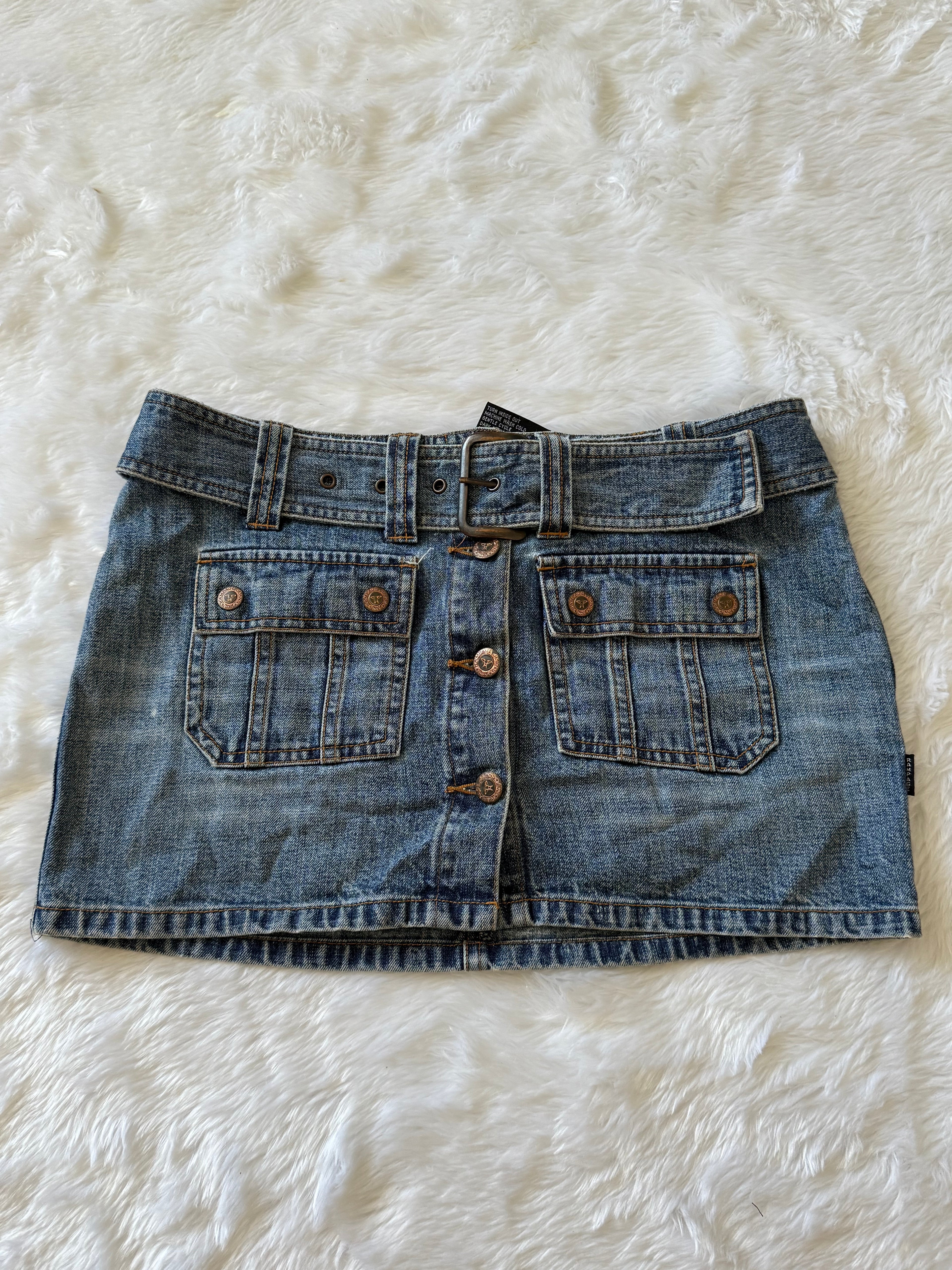 Vintage button skirt