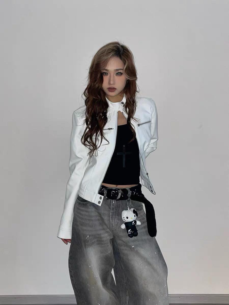 Jadedin Biker Jacket