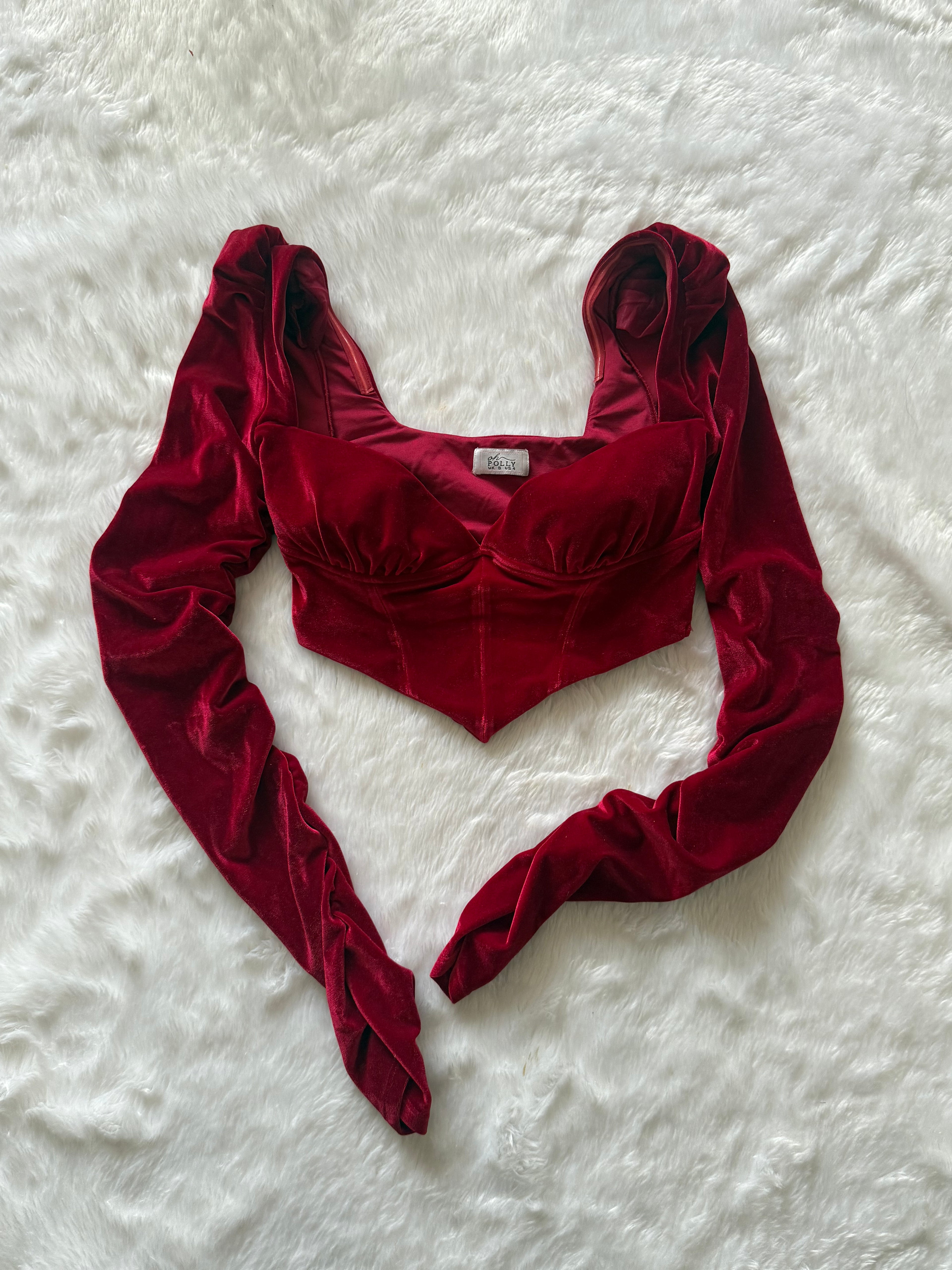 Ohpolly velvet top